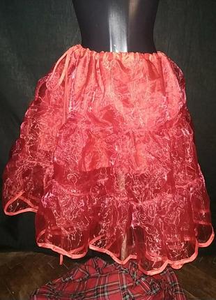 Юбка пачка нижняя юбка для придания пышности из органзы