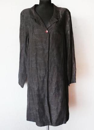 Тонкий плащ essentiel лён в составе