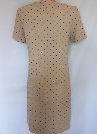 Платье миди цвета кофе с молоком m&s(размер 34-36)2 фото