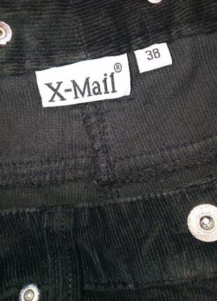 Шорты x-mail вельветовые черные, деми, 44 р6 фото