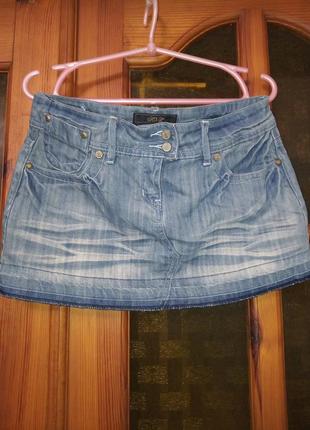 Спідниця kvl (kenvelo) джинсова міні, s1 фото