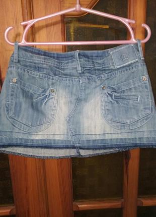 Спідниця kvl (kenvelo) джинсова міні, s2 фото