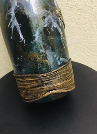 «мраморная»  ваза8 фото