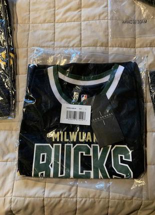 Продам- новая баскетбольная майка-джерси nba milwaukee bucks4 фото