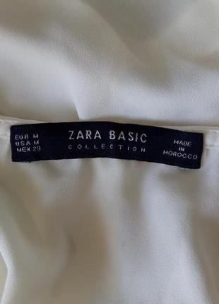 Блуза из струящейся ткани с воланами  zara basik5 фото