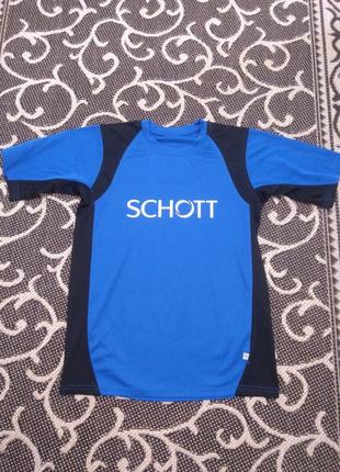 Фирменная мужская спортивная футболка schott