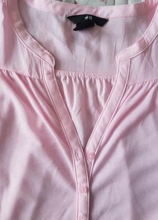 Нежно розовая блуза