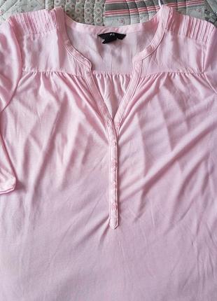 Ніжно рожева блузка2 фото