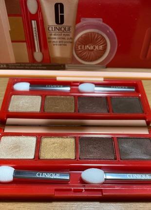 Палетка теней clinique all about shadow multi-shade palette