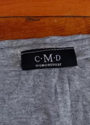 Кардиган cmd сірий болеро піджак оверсайз футболка кофта4 фото