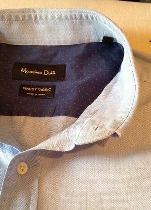 Якісна сорочка з налокотниками бренду massimo dutti, р. 50-526 фото