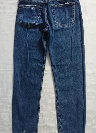 Крутые джинсы bershka, модель slim boyfriend с рваностями, р.32 испания, оригинал5 фото