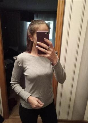 Сіра кофтинка в рубчик розмір м