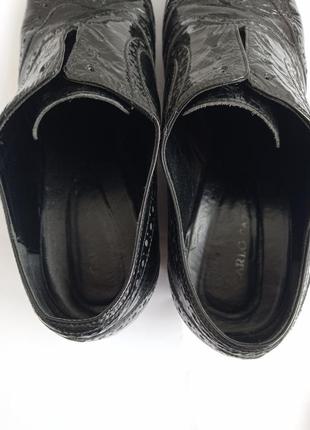 Кожаные туфли, цвет черный, размер 38-25,5 см4 фото