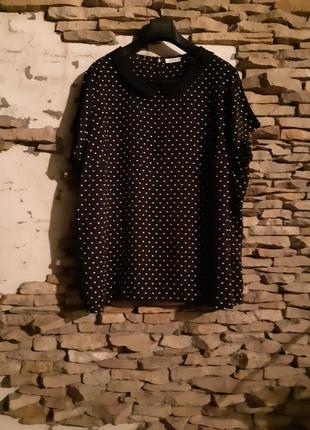 Очаровательный вискозный блузон большого размера