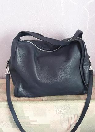 Итальянская кожаная сумка borse in pelle