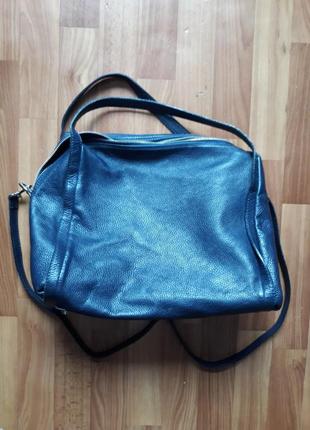 Итальянская кожаная сумка borse in pelle7 фото