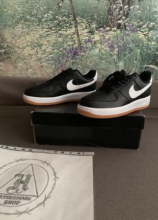 Nike air force1 blk c10057-002 sneaker size us 6,57 фото