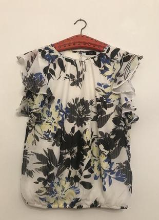 Блузка в квітковий принт1 фото