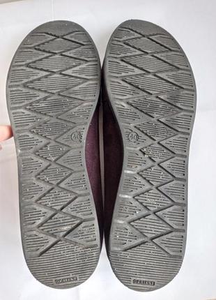 Замшевые туфли, цвет баклажан 🍆, размер 40-26 см7 фото