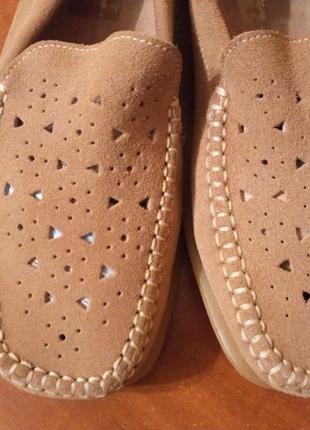 Туфлі мокасини тапки замшеві на поліуретановій підошві2 фото