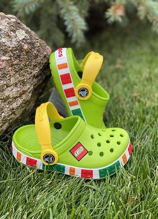 Детские кроксы crocs lego