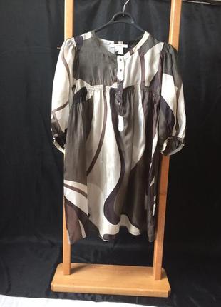 Блуза -туника из натурального шёлка-