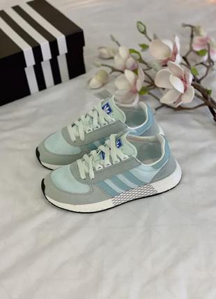 Женские кроссовки adidas marathon tech grey/mint4 фото