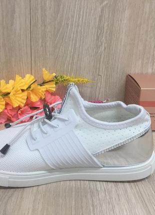 Кроссовки женские seastar na06 белые (лето сетка)