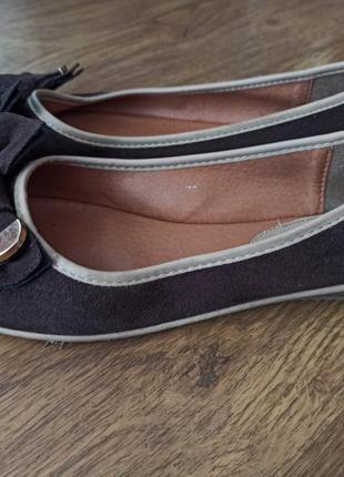 Балетки замш