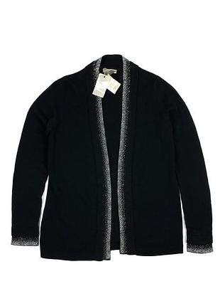 Кашемир новый 1 кардиган чёрный lberto bini