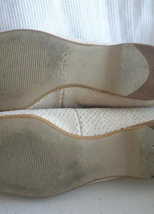 Туфли балетки кожаные gabor 37р.2 фото
