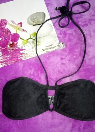 36/8/s красивий графітовий верх від купальника h&m (швеція)