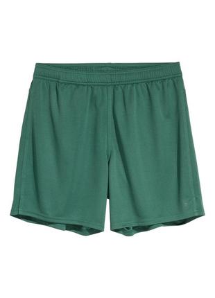 Шорти спортивні h&m sport xs зелені 4490996rp7