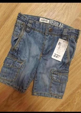 Фирменные джинсовые шорты