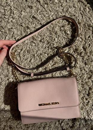 Розовый клатч michael kors4 фото