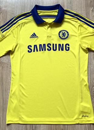 Коллекционная футбольная джерси форма adidas chelsea 2014/15 away jersey yellow1 фото