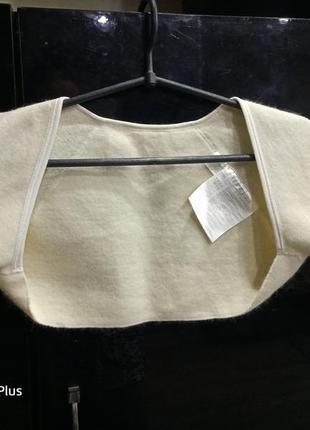 Оригинальный согревающий жилет, болеро шерсть с ангорой