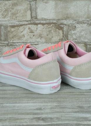 Кеди vans old skool pastel pink олдскул гранж5 фото