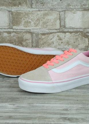 Кеди vans old skool pastel pink олдскул гранж3 фото