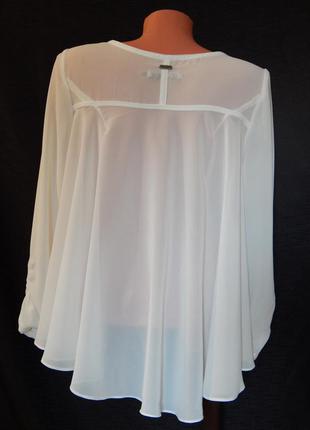 Блузка-распашенка*разлетайка від crafted (розмір 38-40)3 фото