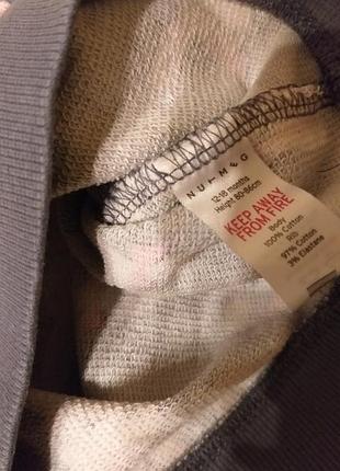 Кофта світшот з зайчиками 12-18м 2