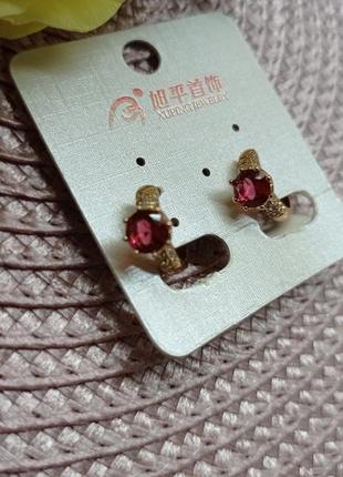 Серьги из медицинского сплава, xuping