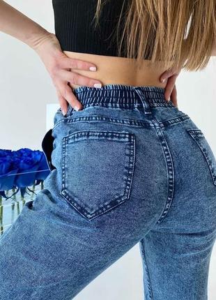 Стильні джинси на манжетах3 фото