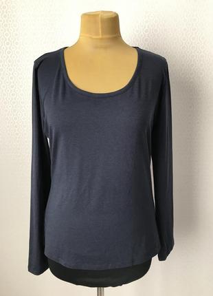 Тонкий джемпер, футболка с длинным рукавом от люкс бренда, размер xxl1 фото