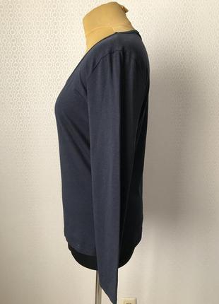 Тонкий джемпер, футболка с длинным рукавом от люкс бренда, размер xxl2 фото