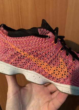 Кроссовки nike flyknit zoom, оригинал, 38,5 размер7 фото