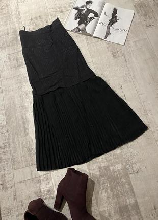 Винтажная юбка-русалка-плиссе 🤩paris