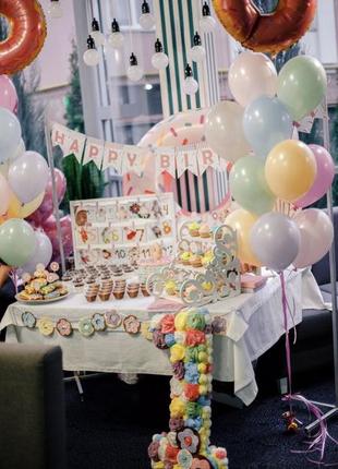 Гірлянда-розтяжка happy birthday/гирлянда-растяжка