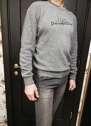 Мужской шерстяной свитер luis trenker р. l - xl